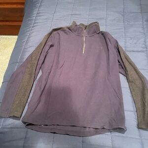 Calvin Klein blue and grey quarter zip size XL